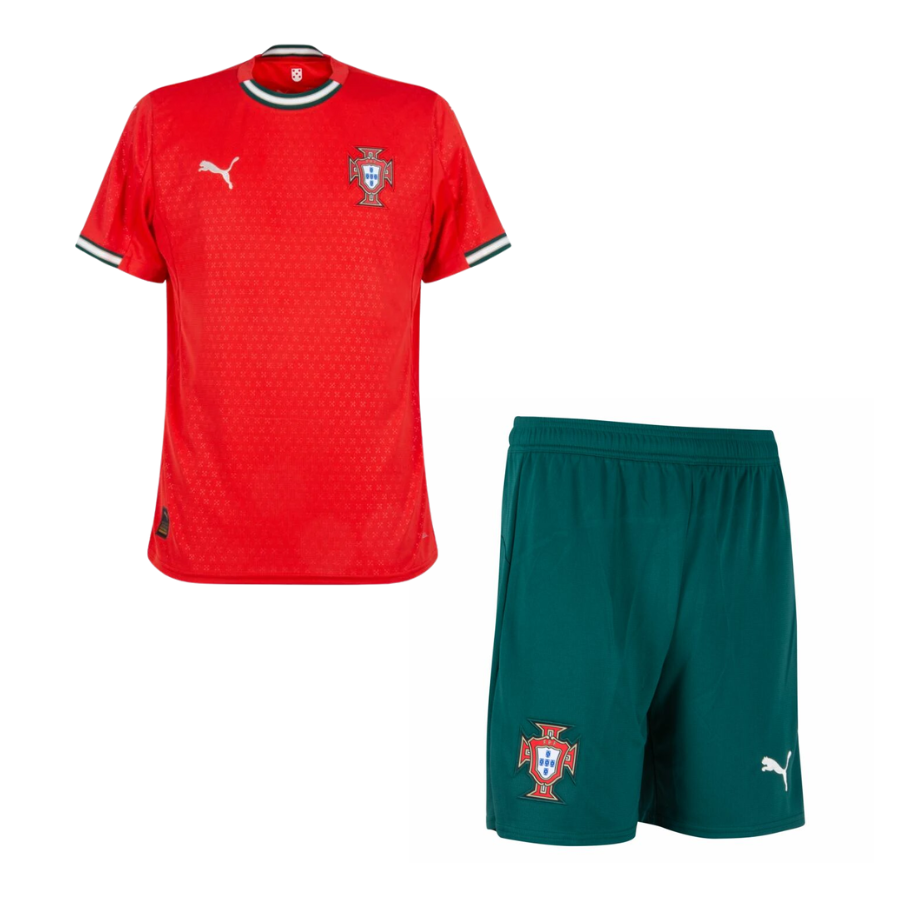 Portugal Home Jersey 2025/26 - Kids Kit