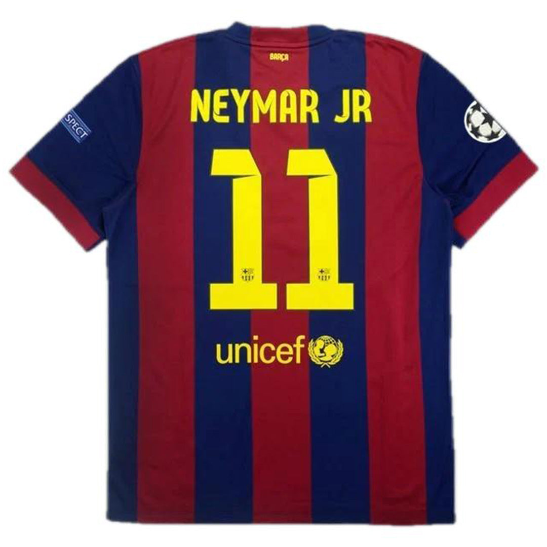Barcelona Home Jersey 2014/15 NEYMAR #11 - Retro - front view