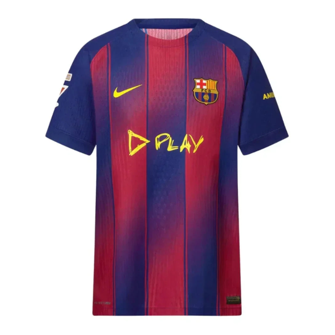 Barcelona Home Ed Sheeran Edition Released Jersey - Fan - front view