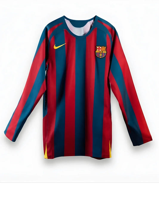 Barcelona Long Sleeve Reissue Ronaldinho Jersey 2026 - Fan - front view