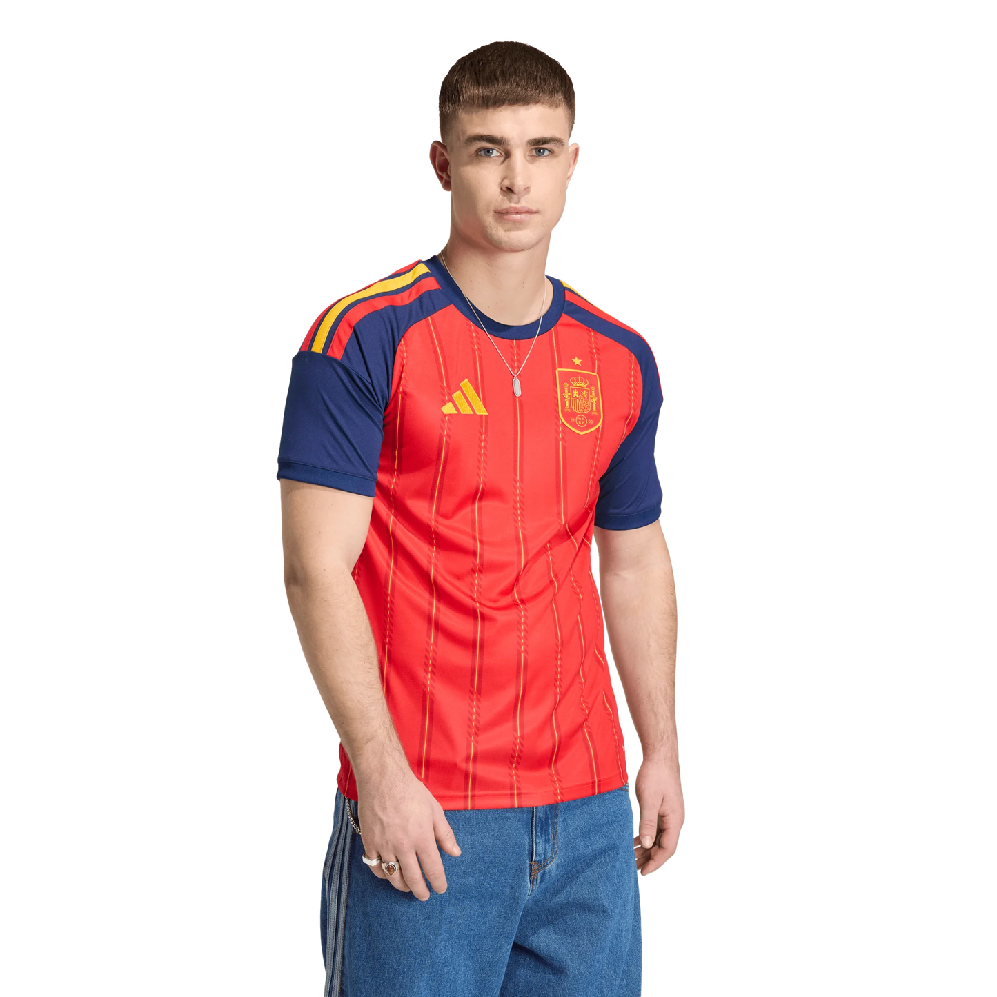 Spain Home I - World Cup Champions Edition Jersey - Fan - model photo