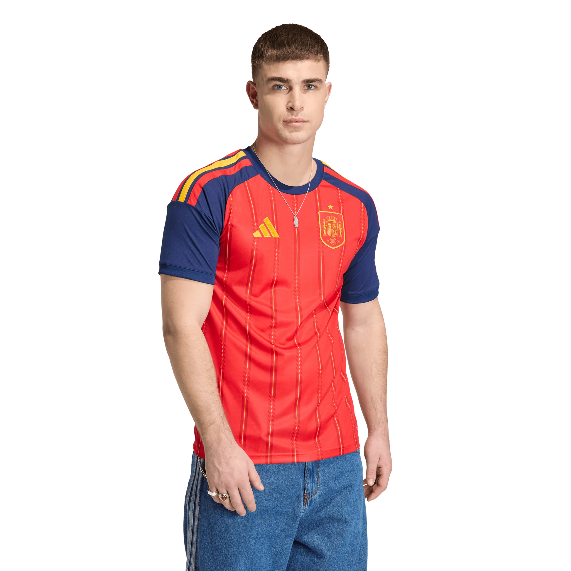 Spain Home I - World Cup Champions Edition Jersey - Fan - model photo