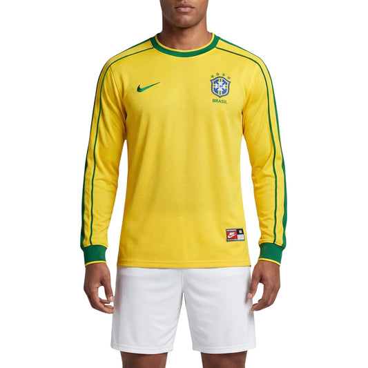 Brazil 1998 Longsleeve Jersey - Retro - front view