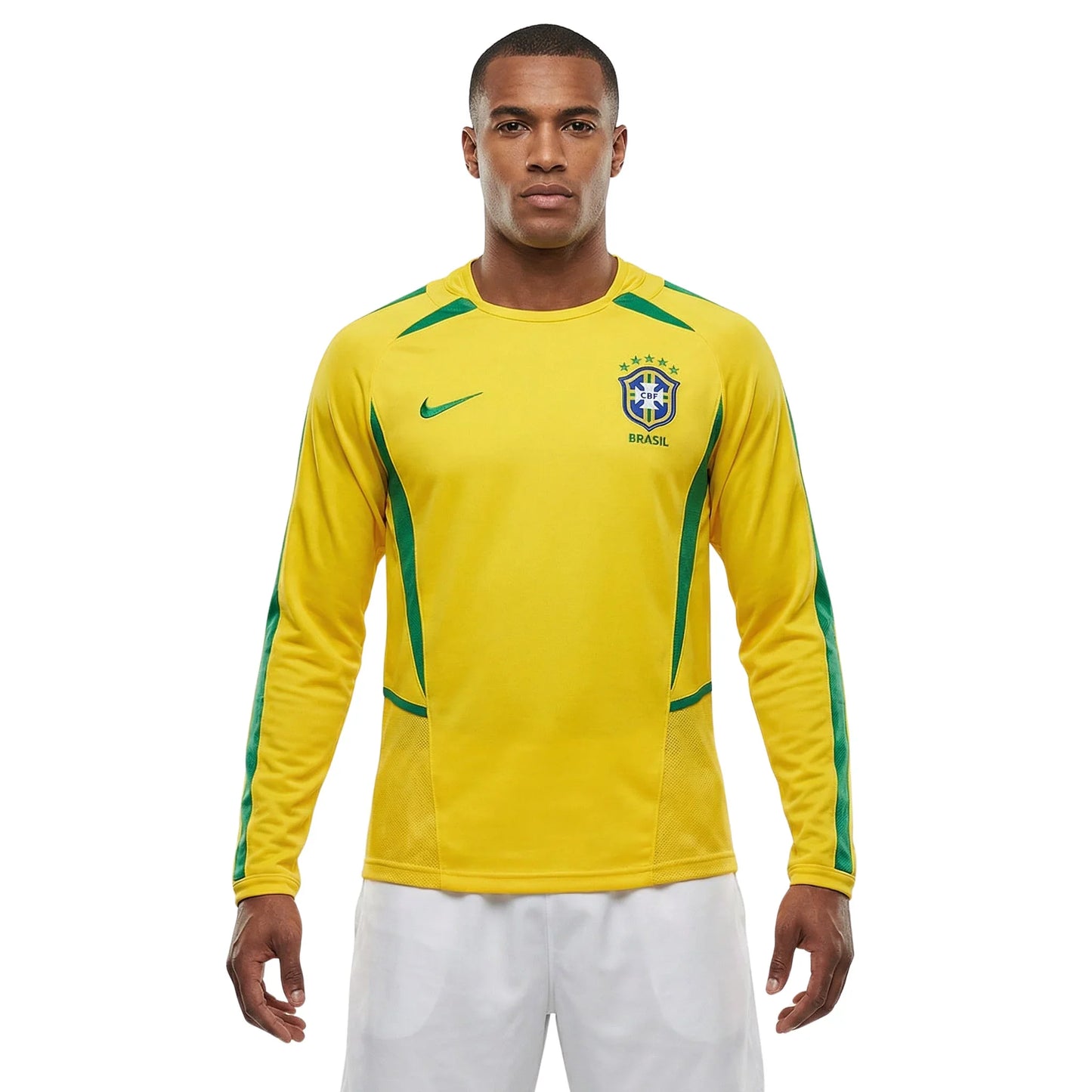 Brazil I Longsleeve Man Jersey 2002 - Retro - front view