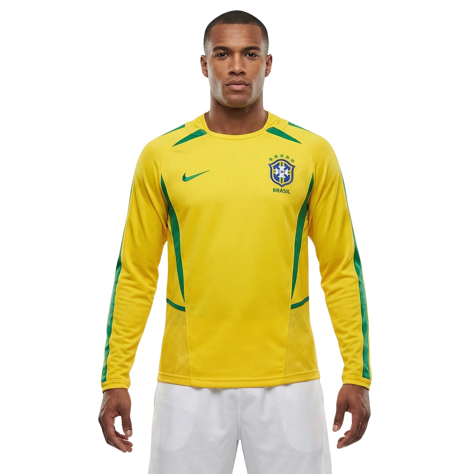 Brazil I Longsleeve Man Jersey 2002 - Retro - front view