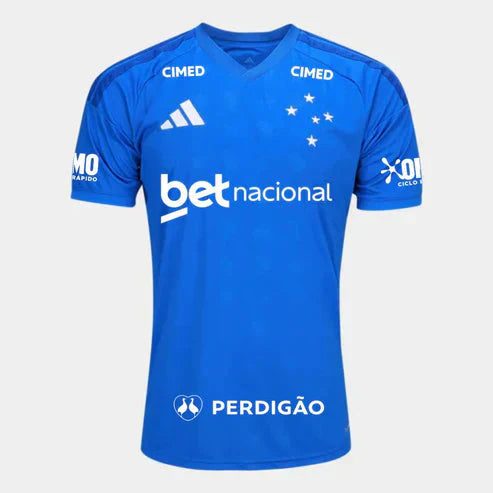 Cruzeiro Home I With Sponsors Jersey 2026/27 - Fan - back view
