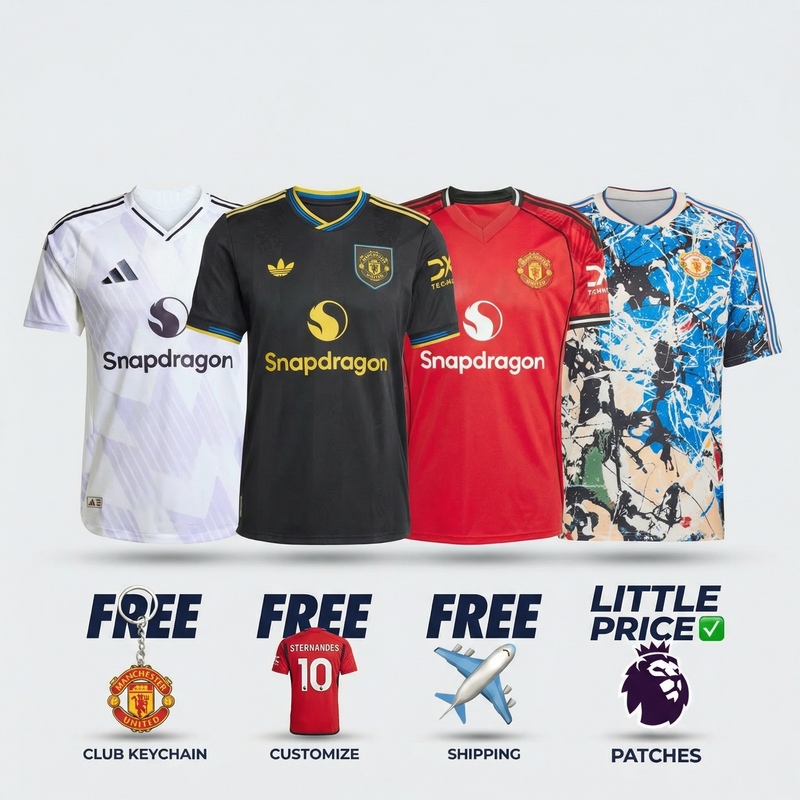 COMBO Manchester United 25/26 - Home, Away, Third and Special - 26/27
