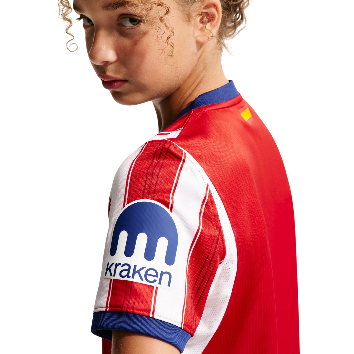 Atletico Madrid Home Jersey 2026/27 - Kids Kit - detail shot