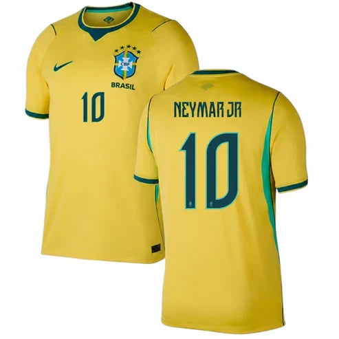 Brazil Home World Cup I - #NEYMAR JR - 10 Jersey 2026 - Fan - front view