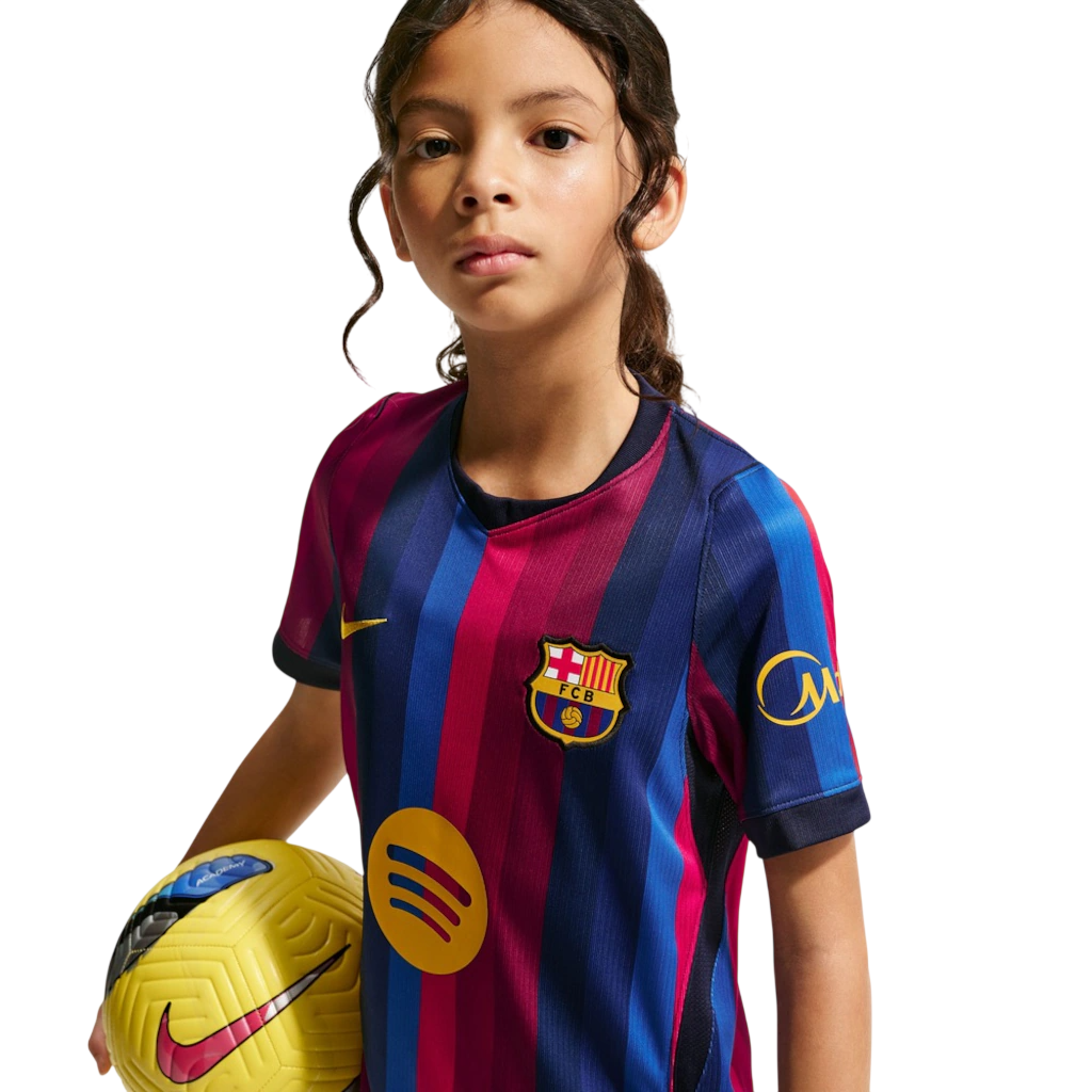 Barcelona Home Jersey 2026/27 - Kids Kit - back view