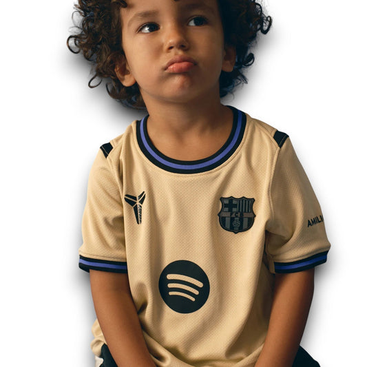 Barcelona Away Kids x Kobe Bryant Jersey 2025/26 - Fan - front view