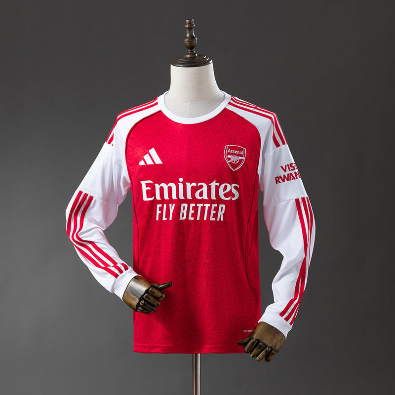 Arsenal 25/26 Home Long Sleeve - Fan Edition