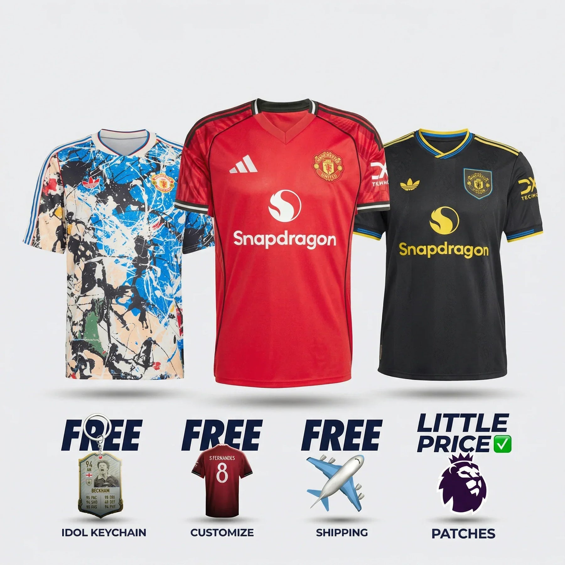 COMBO Manchester United 25/26 - Home, Away and Special - 26/27