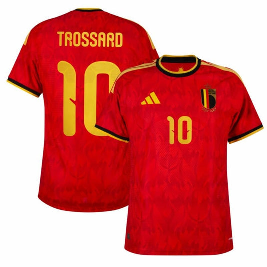 Belgium Home Jersey 2026 Trossard #10 - Fan - front view