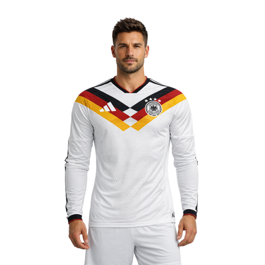 Germany Long Sleeve Slim Fit World Cup Jersey 2026 - Player - front view