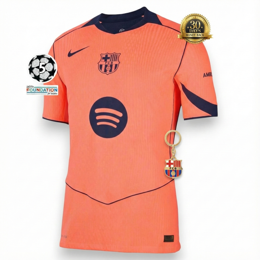 Barcelona Third Jersey 2025/26 - Player - front view