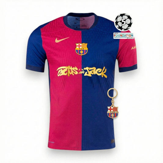 Barcelona Home X Travis Scott Jersey - Player - front view