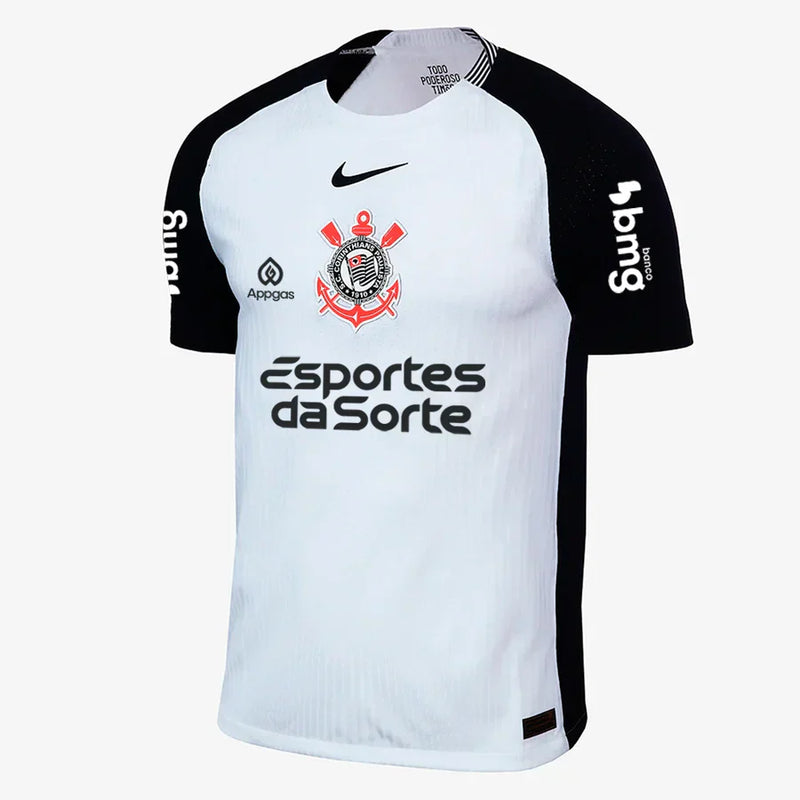 Corinthians Home 2025/26 I Jogador Com Patrocínios
