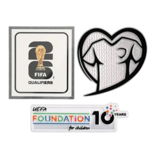 World Cup 2026 Qualifiers Play With Heart & FOUNDATION Patch