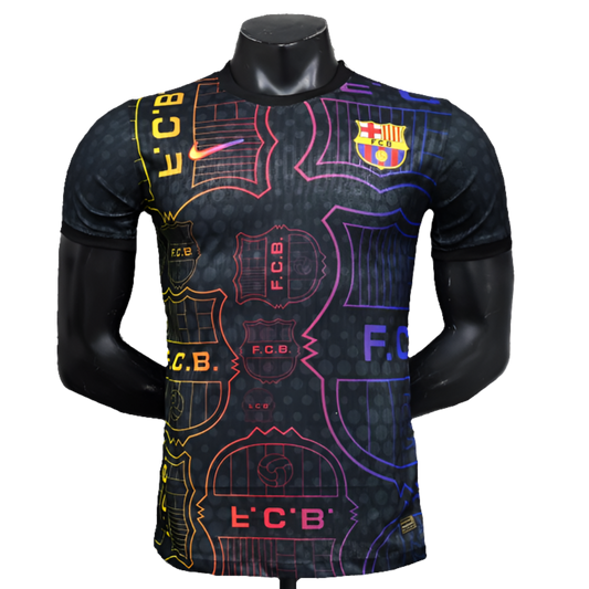 Barcelona 25/26 Special Edition - Black, Yellow and R Jersey - front view
