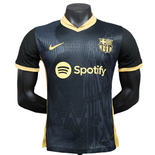 Barcelona 25/26 Special - Black Jersey - Player - front view
