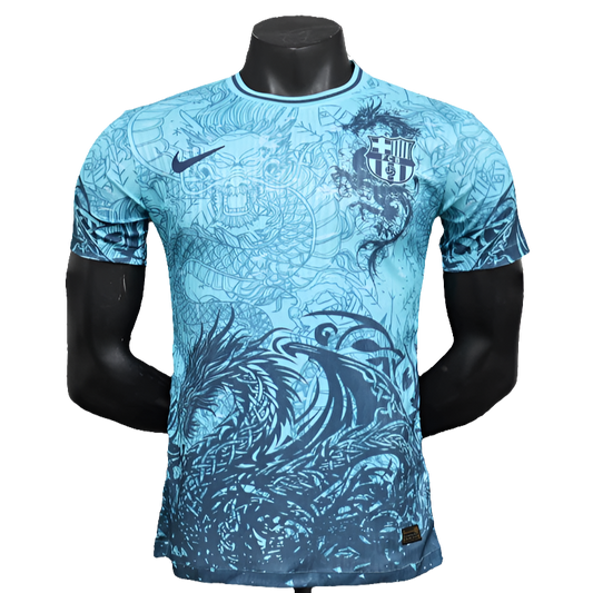 Barcelona 25/26 Special Edition - Light Blue Jersey - Player - front view