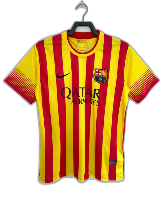 Barcelona Away 13/14 II Jersey - Retro - front view