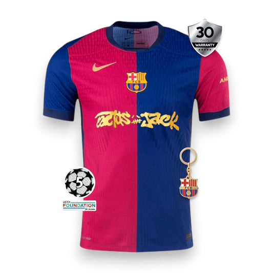 Barcelona Home X Travis Scott Jersey - Fan - front view
