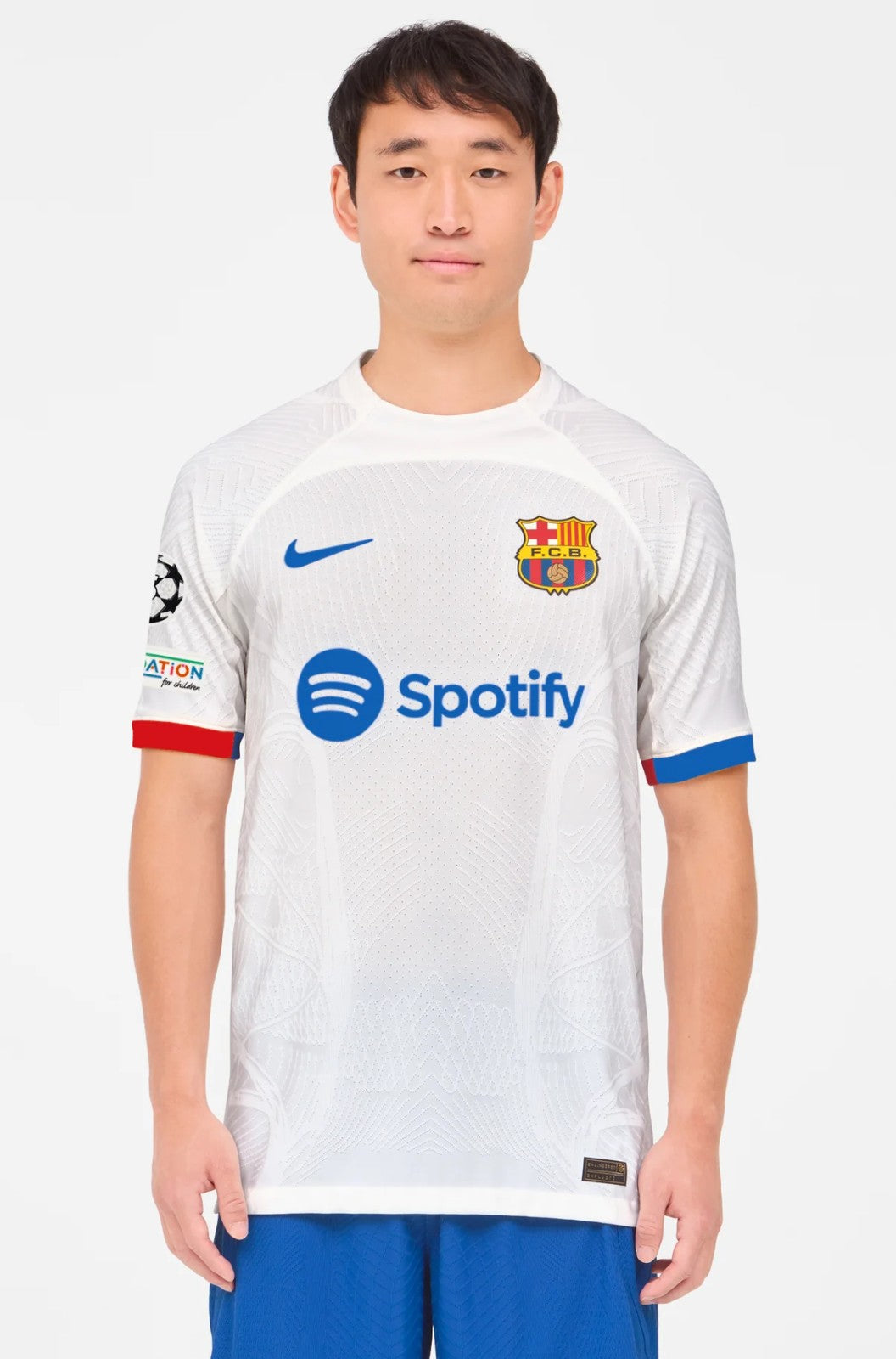 Barcelona Away Jersey 2023/20 - Fan - model photo