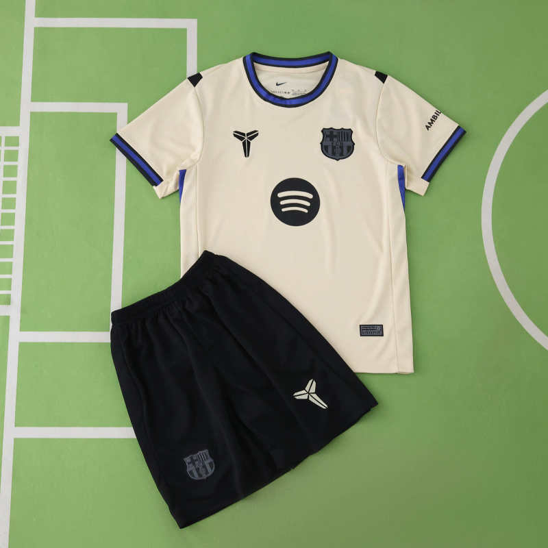 Barcelona Away Kids x Kobe Bryant Jersey 2025/26 - Fan - detail shot