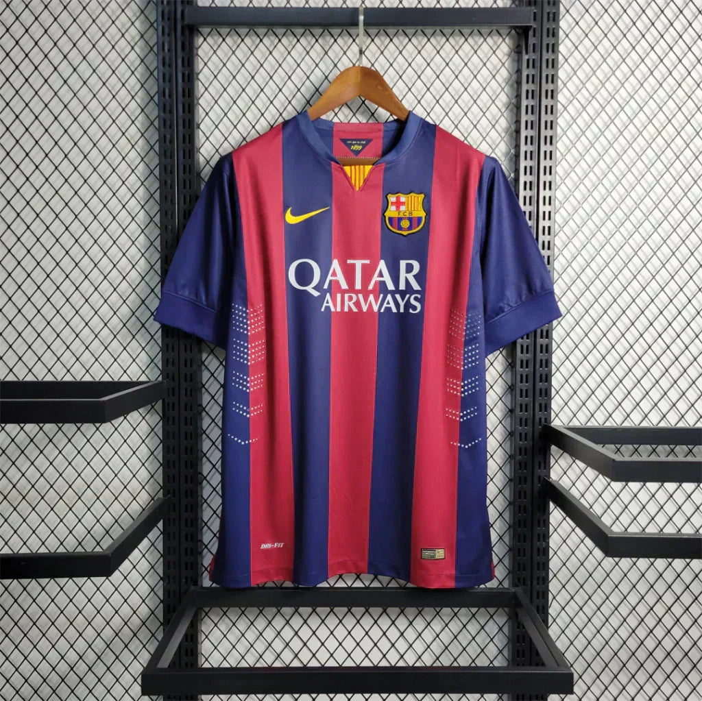 Barcelona Home Jersey 2014/15 NEYMAR #11 - Retro - model photo