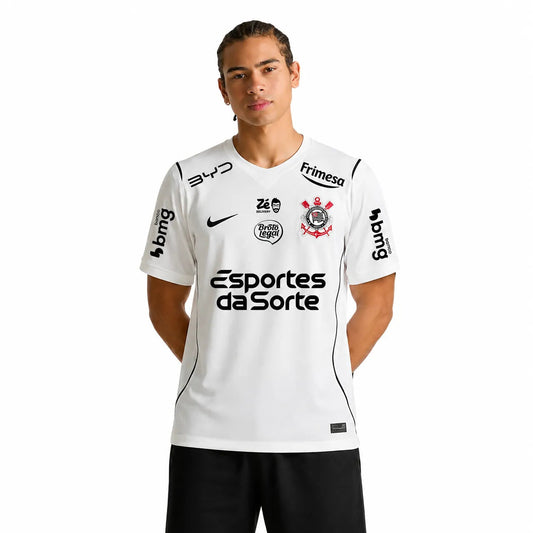 Corinthians Home I With Sponsors Jersey 2026/27 - Fan - front view