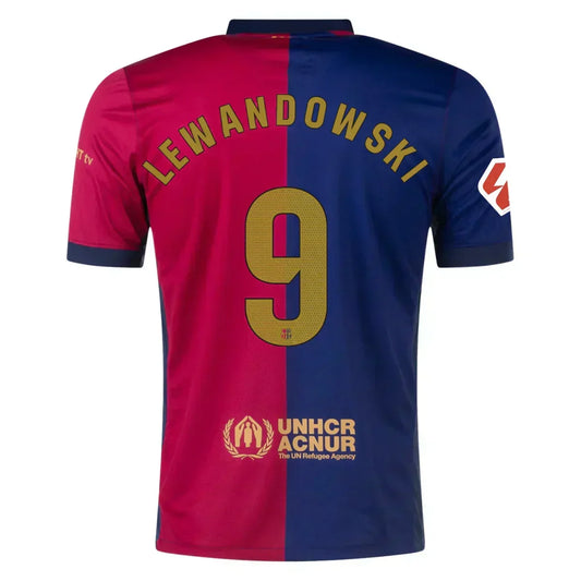 Barcelona Home Robert Lewandowski 24/25 I Jersey - Fan - front view