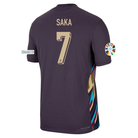 England Away Jersey 2024/20 SAKA #7 - Fan - front view