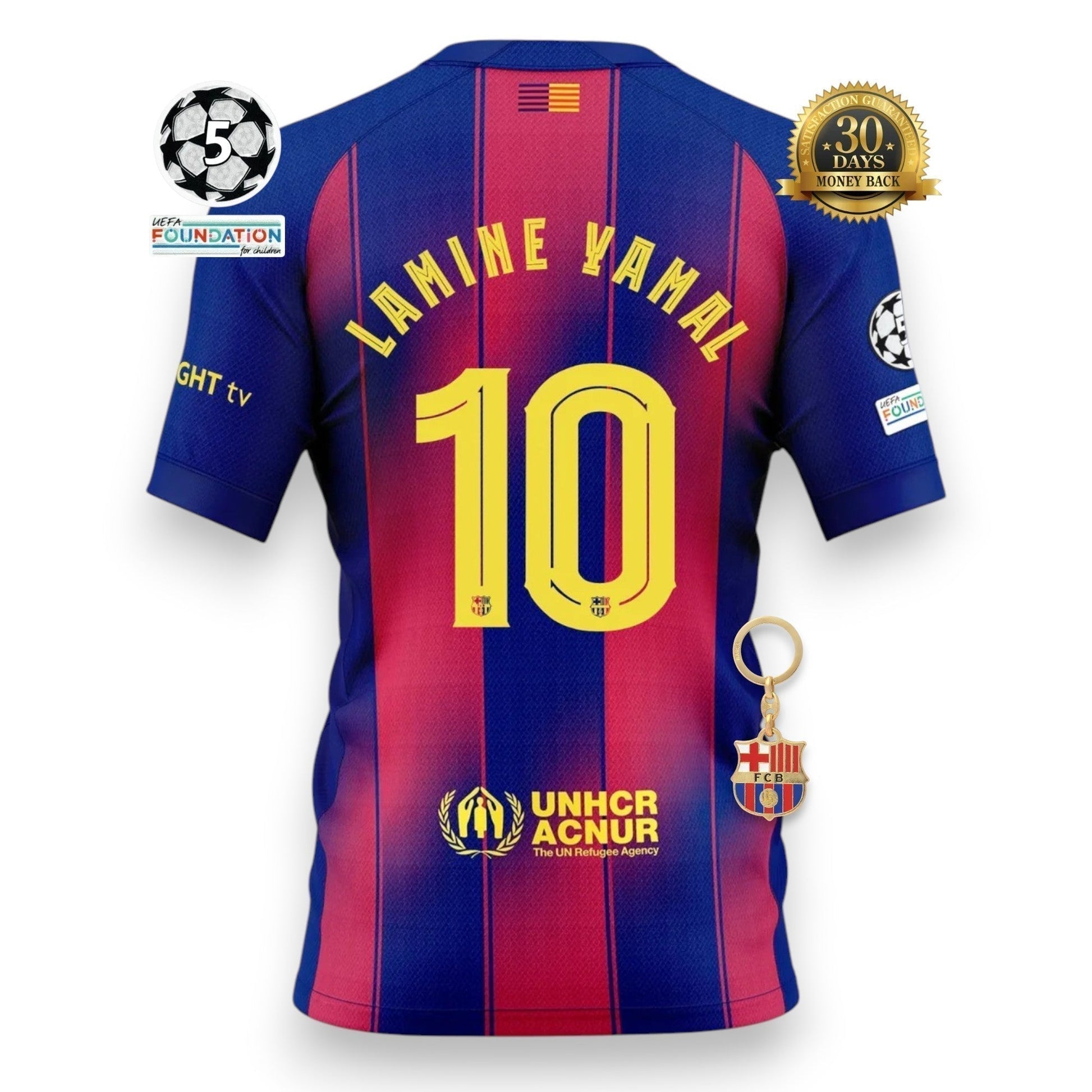 Barcelona Home Jersey 2025/26 YAMAL #10 - Fan - front view