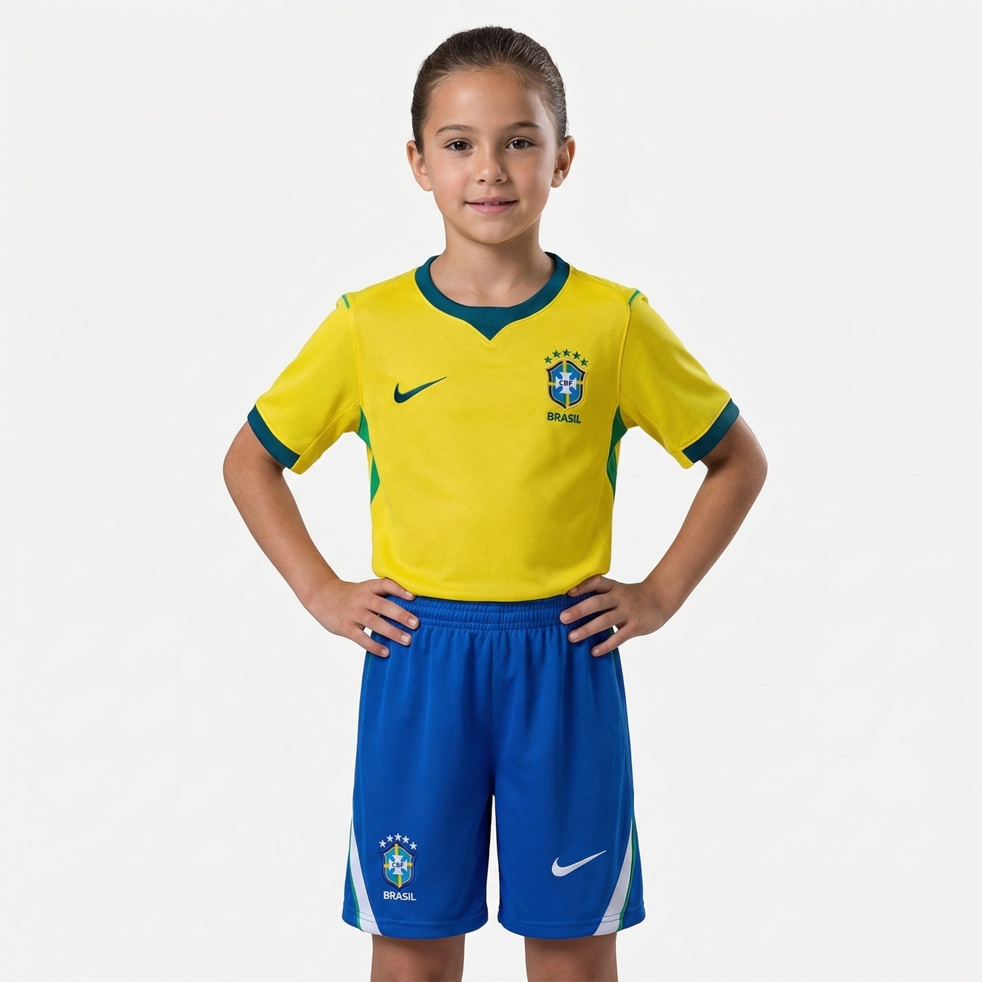 Kids Kit Brazil Woman 2026/2027 Fan