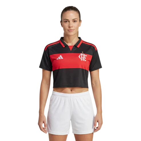 Flamengo Home Cropped I Jersey 2026/27 - Women's - front view
